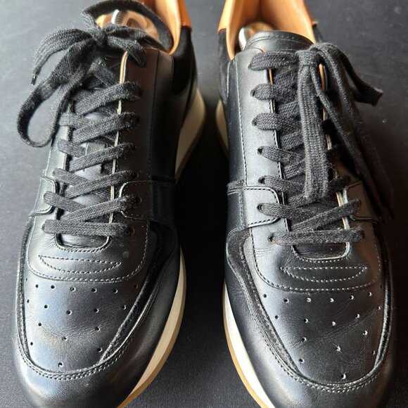Louis Vuitton Runaway Black Leather Sneakers – Size 7.5 but fits like 8.5 - Picture 3 of 11